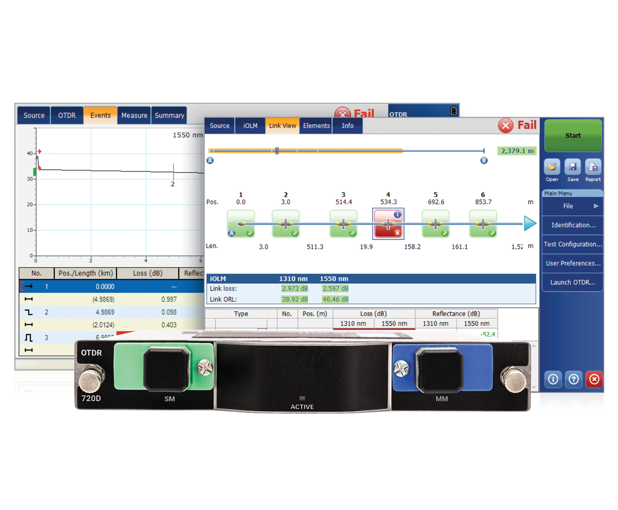 FTBx-720D - LAN/WAN access OTDR
